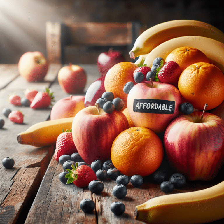 frutas econômicas para refeições