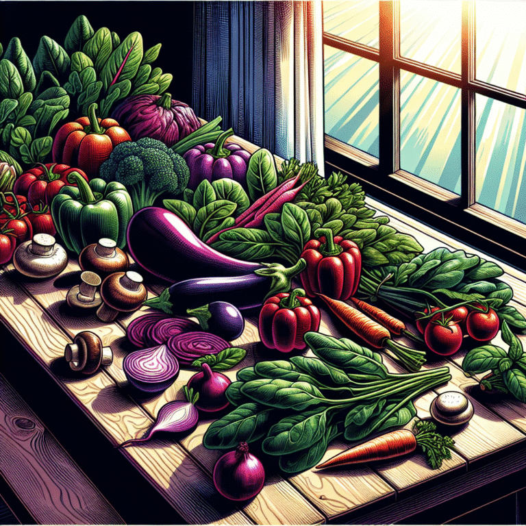 vegetais da estação para almoço saudável