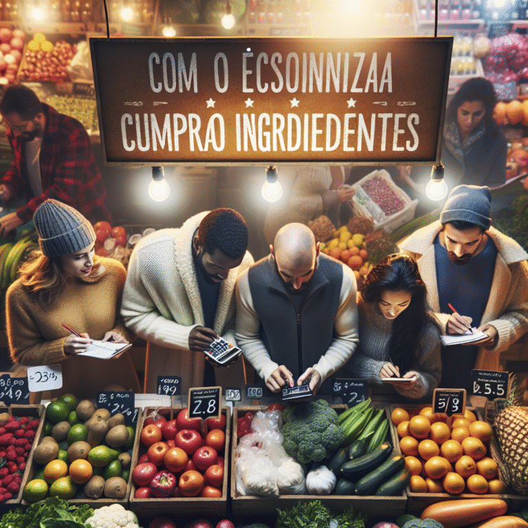 como economizar comprando ingredientes