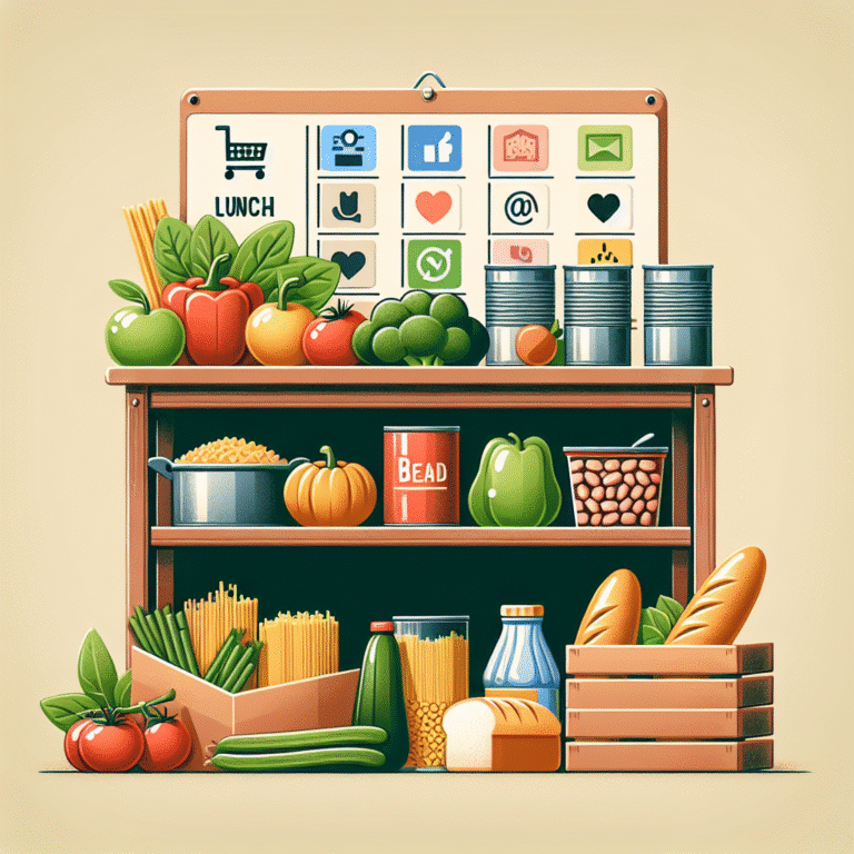 ingredientes para almoço rápido e barato